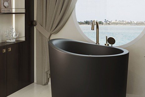 True Ofuro Mini Black Tranquility Heated Japanese Bathtub 220 240V 50 60Hz 08